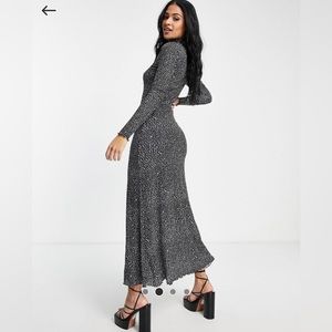 Topshop Tall, Mesh Midi Dress